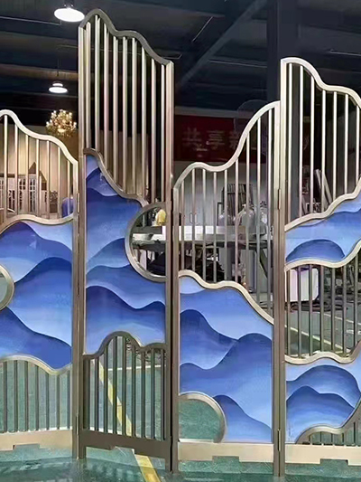 不銹鋼方管屏風 不銹鋼方管屏風